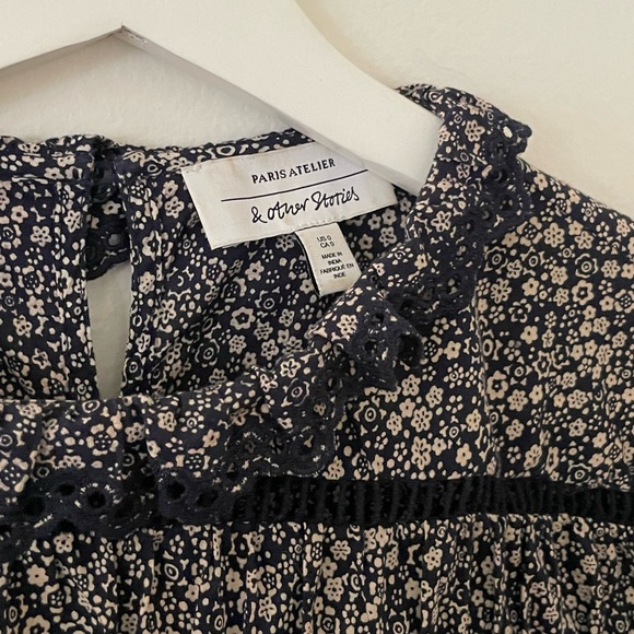 & OTHER STORIES Long Sleeve Floral Blouse - 0 - Picture 3 of 6